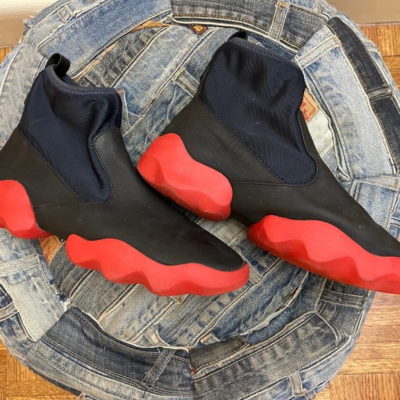 CAMPER 'Dub Sneakers' Black Pull On Ankle Boots Sz 38 Us 7 - Picture 3 of 9